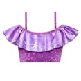 thumbnail image 2 of Girls 3-Pieces Swimsuit Rapunzel Ariel Cinderella Aurora Bikini Princess Swimwear, Size 2-8T, 2 of 5