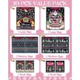 thumbnail image 2 of qiqee 10-Packs Christmas Bags with Handles 6 Designs Cardboard Gift Bags with Tissue Paper Assorted Sizes(2 Large 12", 4 Medium 11", 4 Small 8"), 2 of 7