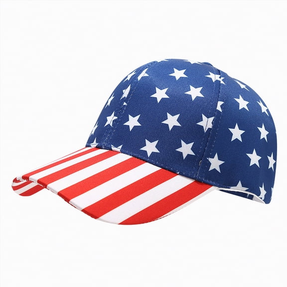 mgoYE 250th Anniversary Gifts USA Cap USA 250th Birthday Celebration Hat, Men's Women's 4th of July Patriotic Short Brim Cap(Dark Blue,One Size)