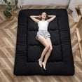 thumbnail image 3 of Japanese Floor Mattress Futon Mattress, Memory Foam Futon Roll Up Guest Mattress Queen Size, 3 of 8