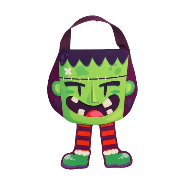 Fiudx Ofertas flash Artículos en oferta Bolsa de dulces de Halloween, bolsa de regalo Rudolph, calabaza de Halloween, bolsa de regalo para niños, bolso de tela