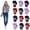 12 Pairs Striped Unisex, variant on Winter Beanies for Men & Women, Warm Thermal Cold Resistant Bulk Packs (12 Pack Black)