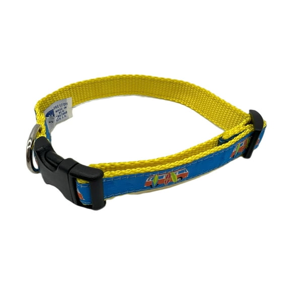 Preston Heavy Duty Adjustable Dog Collar or Dog Leash - Ideal Dog Collars and Leashes Come in Different Sizes for Dogs from X-Large to X-Small. Surfboard (Large Collar 1.25 inch Wide)