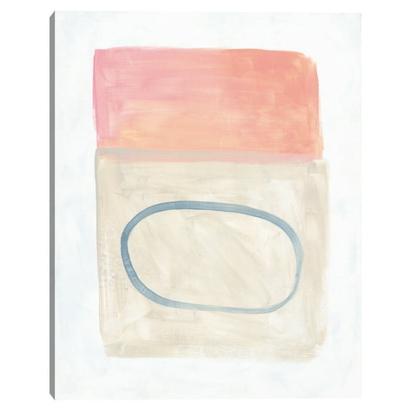 Transparencies Pink II by Décor Design Canvas Art Print, 1.5" x 24"
