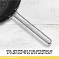 thumbnail image 4 of Starfrit Poêle À Déjeuner Antiadhésive The Rock 16cm (6"), Aluminium Forgé Durable, Compatible Four & Lave-Vaisselle, Noire, 4 of 10
