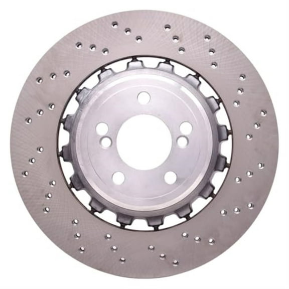 R1 Carbon Alloy GEOMET Series Rotor - Drilled PXP-31155D