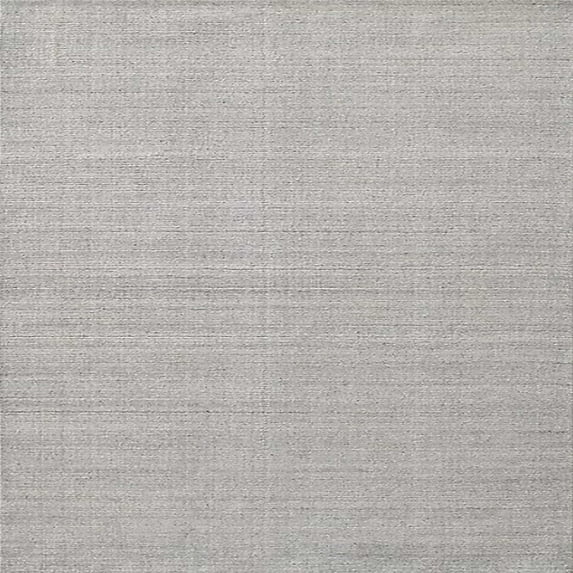 Ahgly Company Machine Washable Indoor Square Industrial Modern Pale Silver Gray Area Rugs, 5' Square