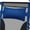 Navy Blue/Black, variant on Alden Design 29in Foldable Zero Gravity Recliner with Sun Shade Cupholder/Pillow, Gray/ Black