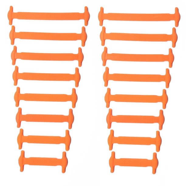 16 unids/set de cordones elásticos perezosos para adultos sin atar cordones de silicona para atar cordones de zapatos fáciles al por mayor L13China Gao Jinjia LED