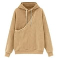 thumbnail image 5 of jobturf Cat Dog Carrier Hoodies for Men Puppy Kitten Carrying Sweatshirt Spring Fashion Pullover Top Large Pet Pocket Corduroy Shirt, 5 of 9