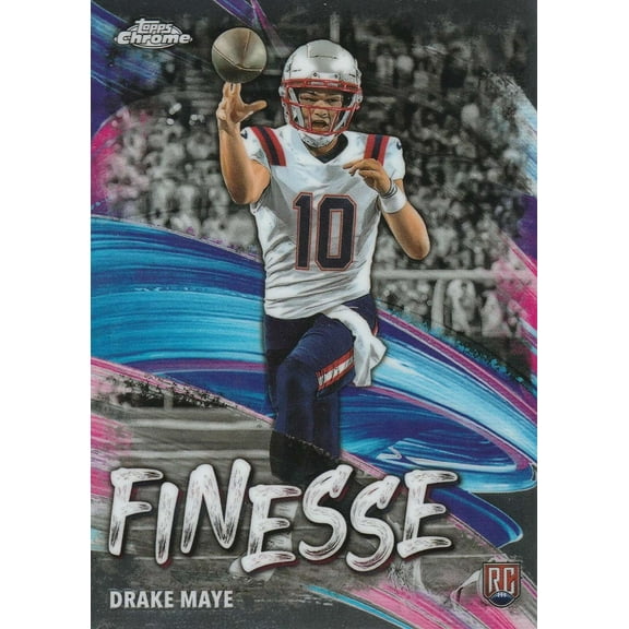 NFL 2024 Topps Chrome Football Finesse Drake Maye F-2 (Rookie)