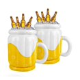 thumbnail image 5 of Inflatable Beer Mug Beverage Cooler Ice Bucket Wine Festival Large Floating Beverage Cooler Box Series Backyard BBQ Summer Pool Party Decorations -GSL2 Pcs, 5 of 5