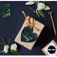 thumbnail image 6 of Inkdotpot Gold Foil Paper Hang Tags Made With Love Wedding Favor Tags 50 Pieces, 6 of 6