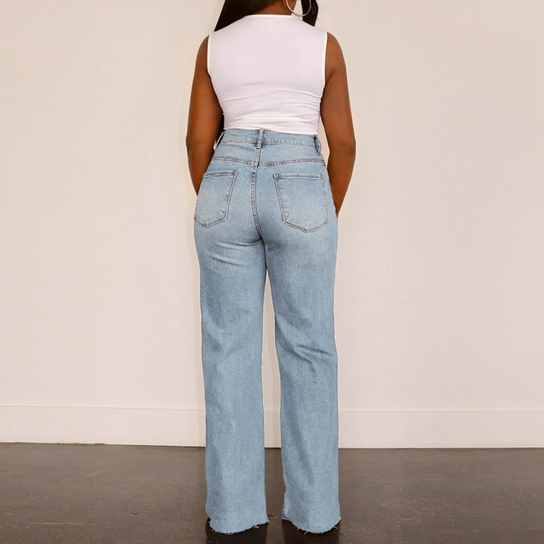 GHSOHS Jeans for Women Light Blue Womens Jeans Country GHSOHS Jeans for Women Light Blue Womens Jeans Country