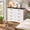 Black Desktop-8 Drawers, variant on 47" Large Dresser for Bedroom, 7-Drawer Dresser with Metal Handles - Solid Wood Storage Chest for Bedroom & Living Room - White