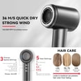 thumbnail image 3 of Sentryse High Speed Ionic Hair Dryer, 110,000 RPM Fast Drying Blow Dryer with Magnetic Nozzle, Low Noise, Intelligent Heat Control, 3 of 10