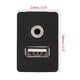 thumbnail image 2 of Car and Boat Dashboard Flush Mount Extension Cable USB Port 3.5mm Aux Jack Panel Mount, 2 of 3