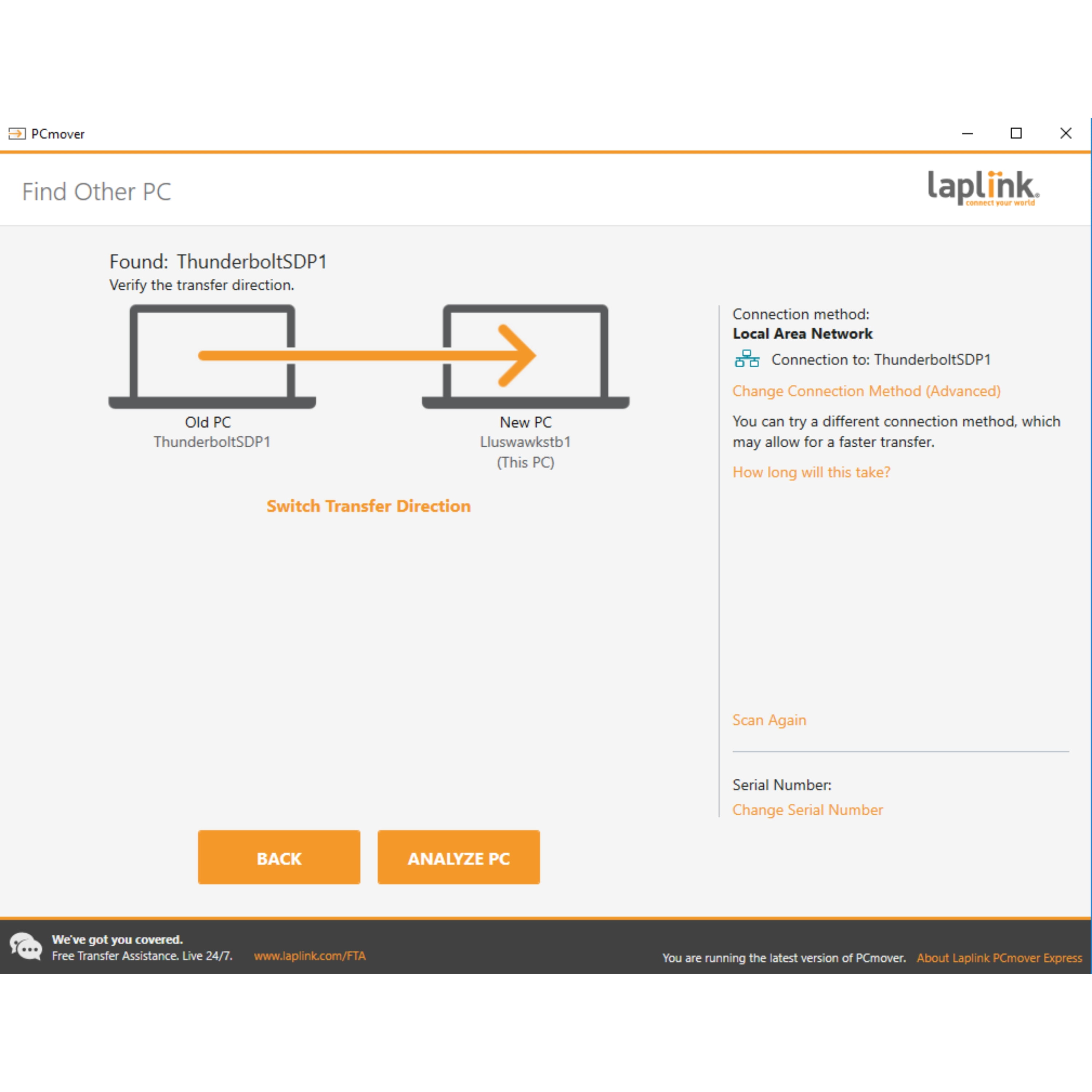 Laplink PCmover Express 11 - 1 Use [Digital Download]