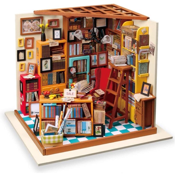 Rolife DIY Miniature Room SetWoodcraft Construction KitWooden Model