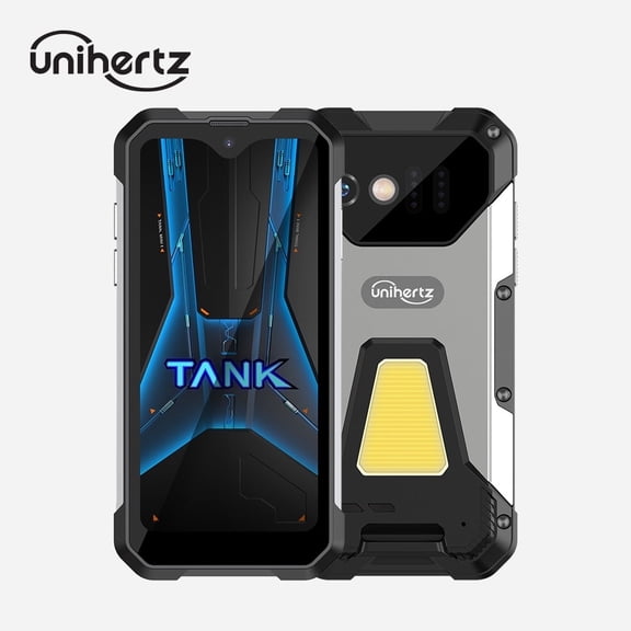 Unihertz Tank Mini, 4.3-Inch Small Screen Android 13 4G Rugged Postpaid Smartphone With Camping Light and 8+256GB NFC SD Card
