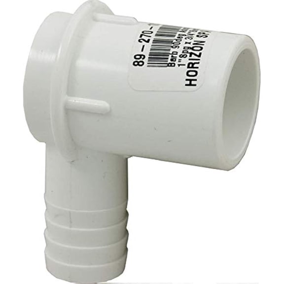 Waterway Adapter, 1" Spigot x 3/4" b, 90 #411-3490