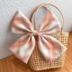 thumbnail image 4 of JK Girls Big Bowknot Clip de pelo de red japonés y coreano Clip de resorte de rejilla roja Clip de sombrero de red roja Clip superior Clip de cola de caballo (3 piezas) Rojo Verde, 4 of 5