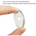 thumbnail image 3 of 35mm Plastic Transparent Mini Discs Expansions Book Binding Ring Discbound Planner Customize Paper Protector Turn Page Smoothly Keep Align Tidy Easy Change Cover Portable for Notebook 16pcs, 3 of 7