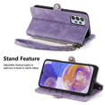 thumbnail image 3 of For Samsung Galaxy A23 5g Geometric Zipper Wallet Side Buckle Leather Phone Case(pink), 3 of 5