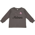 thumbnail image 3 of Inktastic Butterfly Alabama Boys or Girls Long Sleeve Toddler T-Shirt, 3 of 5