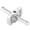 Silver, variant on BIMZUC RC Differential Spool Locker Hub Transmission Upgrade Part for Traxxas Slash 2WD, Silver (1.97 inches / 5 cm)