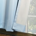 Mainstays Blackout Curtains, Set of 2, 37" x 63", Light Blue