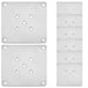thumbnail image 1 of BRIGHTFUFU 8 piezas de soporte para patas de mesa, placa de montaje para patas planas de muebles con 5 orificios, suministro de muebles, 1 of 7