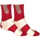 thumbnail image 1 of Calcetines medianos de algodón FLhrweasw con patrón divertido rayas blancas, 1 of 8