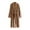 001 Brown, variant on Htigea Shower Robes for Women Striped Long Sleeve Shawl Collar Bathrobe Soft Comfy Home Nightgown Loungewear with Pocket Blue,M