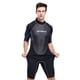 thumbnail image 3 of Traje de baño deportivo de manga corta para hombre, de una pieza, con cremallera en la espalda y surf L, 3 of 9