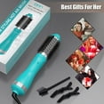 thumbnail image 3 of DAN Technology Ionic Hair Dryer Brush, 1.5" Hot Air Brush Set & One Step Volumizer Blow Dryer Comb 4 in 1 Hair Styler - Fast Drying, 3 of 7