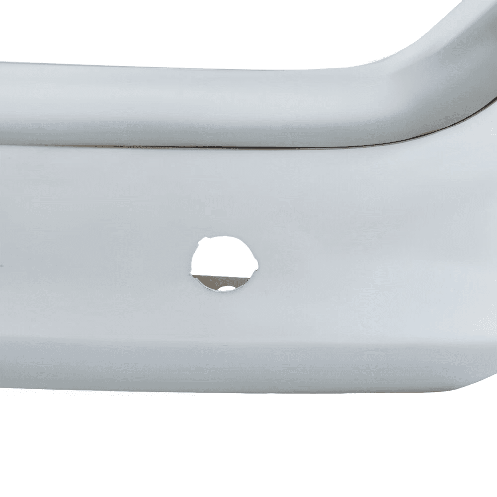 Top Gear Motors Front Bumper for Ford F-150 2021–2023 Chrome Steel with 6 Parking Sensor Holes Replacement Assembly