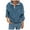 Blue, variant on Fesfesfes Fashion Women Flannel Coat Zipper Patchwork Long Sleeves Tops Plush Pullover Sweatshirt