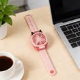 thumbnail image 4 of Pink Usb Rechargeable Wrist Fan 3 Wind Levels Detachable Wristband Desktop Handheld 2 In 1 With Led Light Quiet Portable Cooling Powered Adjustable Personal, 4 of 6