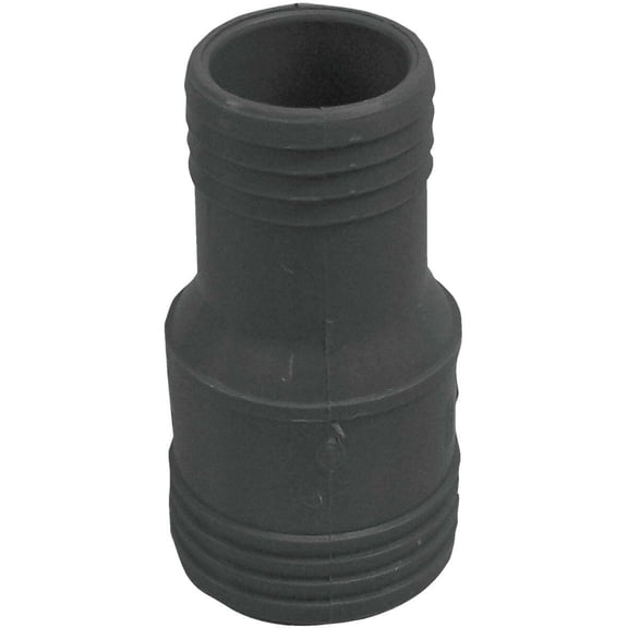 Boshart Industries 0278440 2 x 1.5 in. Boshart Hose Reducing Coupling, Gray - Polyethylene