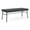 Adler Black, variant on Mystic Reception Waiting Room 18.5" 2-Seat Bench / Charcoal Steel / Black