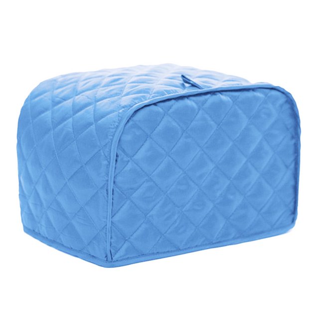 LOVEVER Toaster Cover Polyester Quilted Four Slice Toaster Appliance Cover Dust and Fingerprint Protection Machine Washable