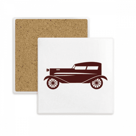 

Brown Geometric Classic Cars Outline Square Coaster Cup Mat Mug Subplate Holder Insulation Stone