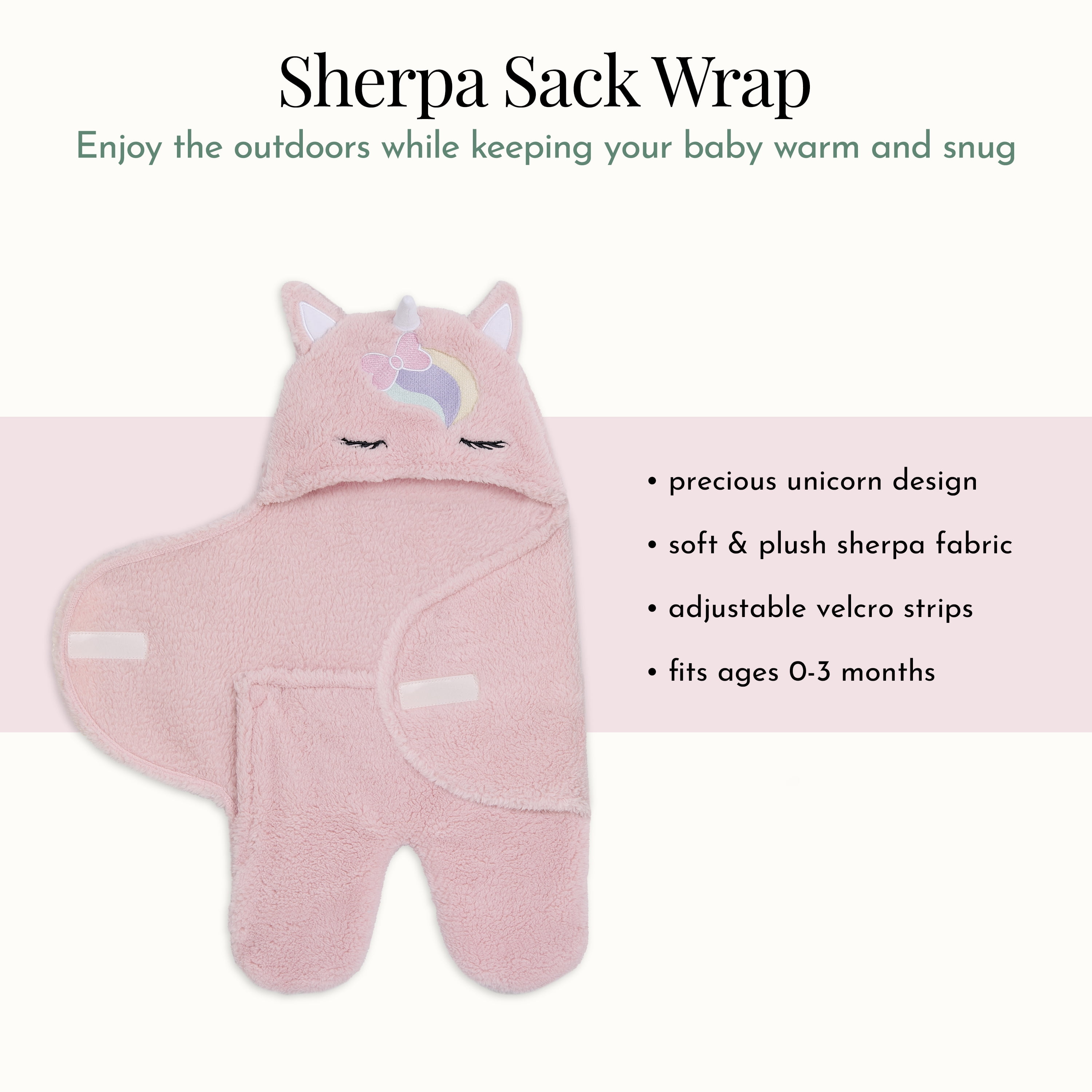 Evolur Enchanted Dreams 3 pc Gift Set - Sherpa Sack Wrap, Muslin Wrap & Velour Blanket, Princess Print