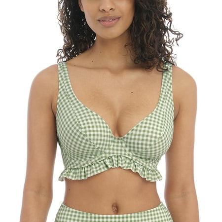 

Freya Check In Underwire High Apex Bikini Top (201913) 34HH Khaki