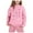 Pink, variant on WhouRiu Toddler Girl Outfit Set Long Sleeve Hoodie Pullover Top Pants Kids Fall Winter Casual Sweat Suit Black.Sizes 2-3