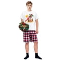 thumbnail image 3 of LuLiaMenton Family Matching Pajama Set Christmas in Summer Santa Surfing For Couple Lover, Womens 2XL, 3 of 5