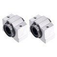 thumbnail image 1 of Unique Bargains SCV16UU Linear Ball Bearing Slide Block Units, 16mm Bore Diameter 2 Pack, 1 of 5