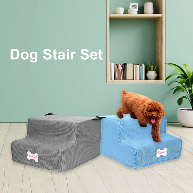 Pet Ladder Cover Detachable Zipper Closure Fabric Non-slip Dog Climbing Ramp Cover for Puppy