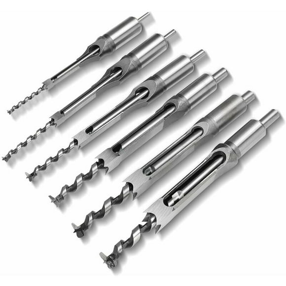Precision Square Hole Drill Bits, Special Steel Woodworking Tools For Construction, Installation, Renovation & Decoration Industries